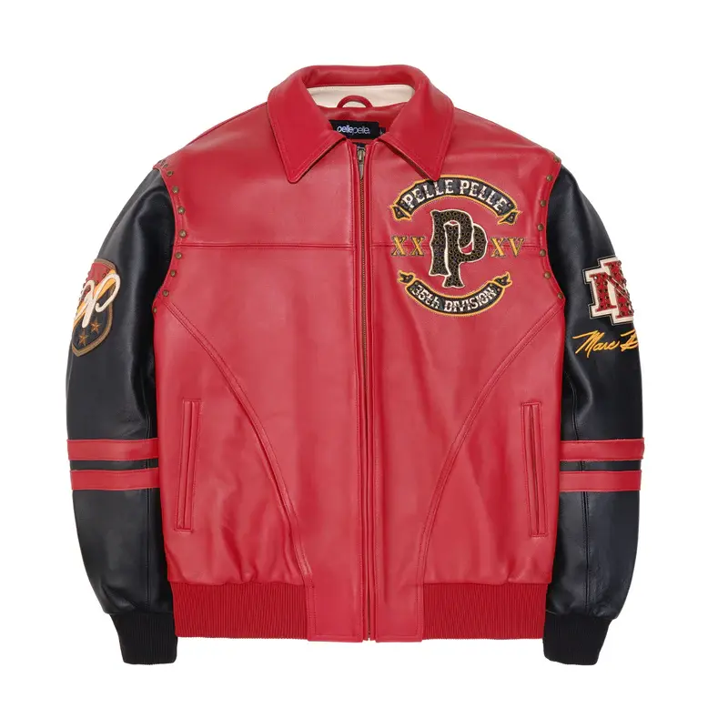 Pelle-Pelle-red-Panther-Jacket.webp Pelle Pelle red Panther Jacket - Image 1