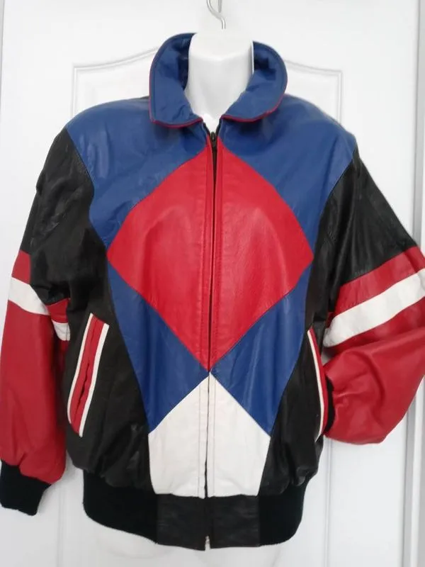 Pelle Vintage 90’s Leather Baseball Jacket