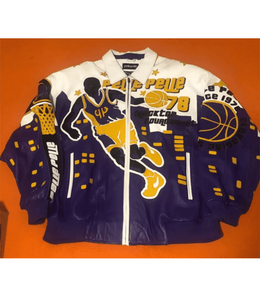 PellePelle.png Pelle Pelle Basketball 1978 Leather Jacket - Image 1
