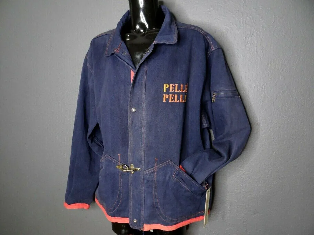 Vintage 90’s Pelle Pelle Marc Buchanan Blue Jean Denim Jacket