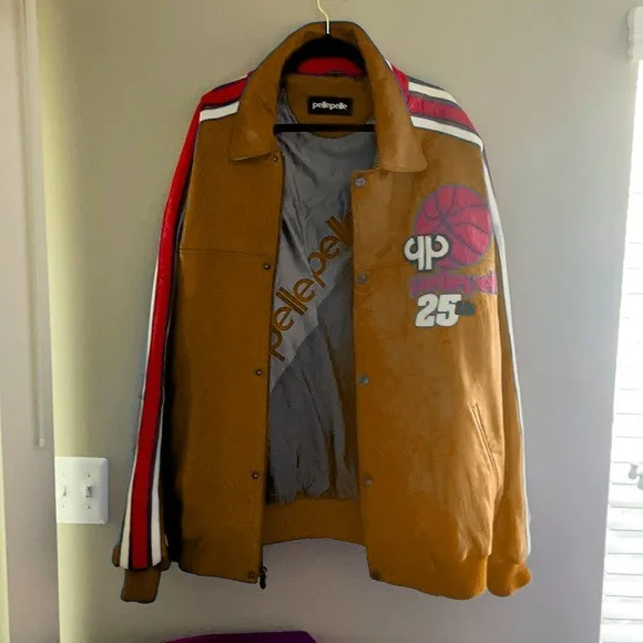 Pelle Pelle Vintage Basketball Brown Jacket