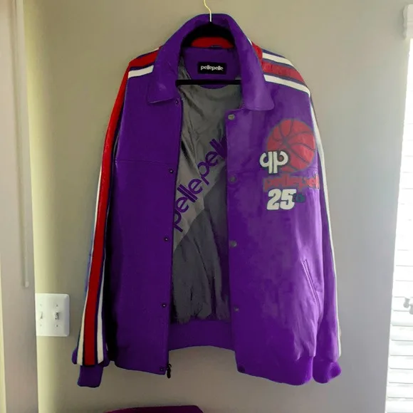 Pelle Pelle Vintage Basketball Purple Jacket