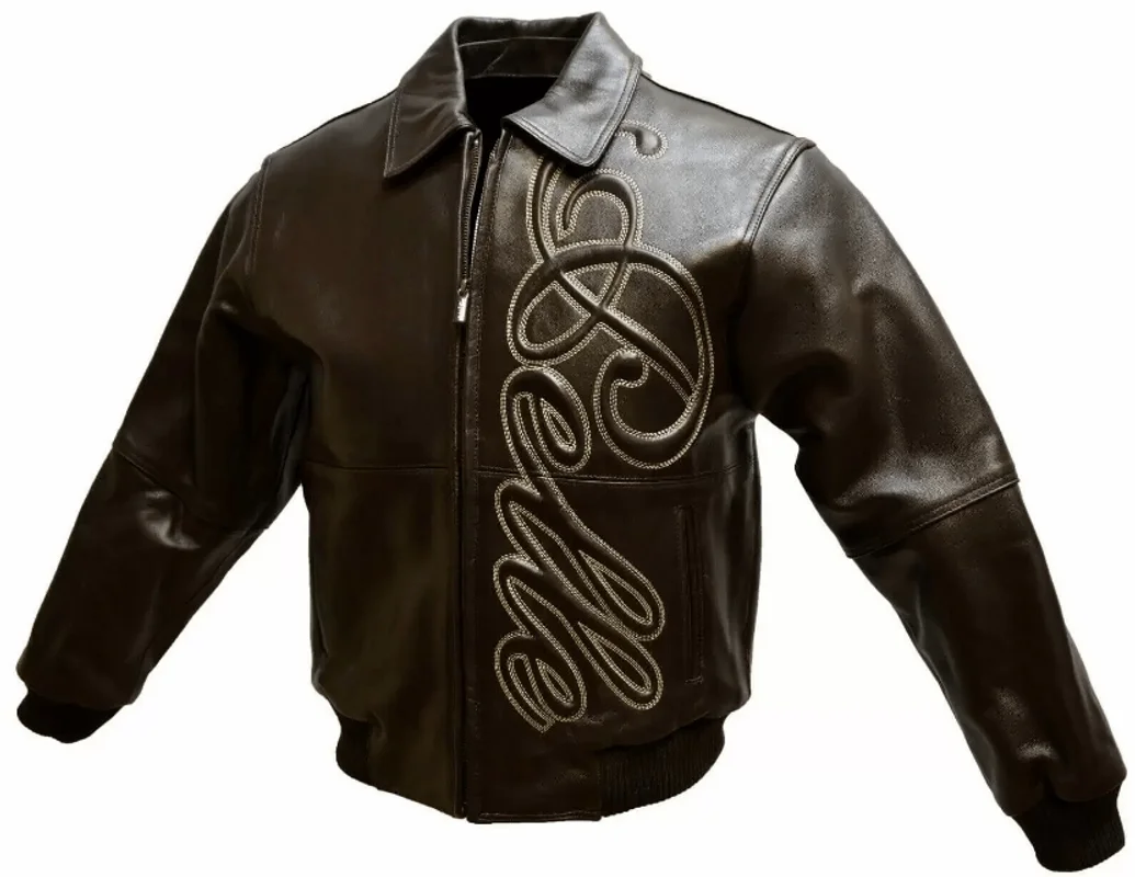 Vintage Pelle Pelle Bomber Brown Leather Jacket
