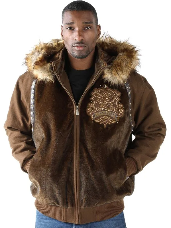 Vintage Pelle Pelle MB Brown Wool Jacket