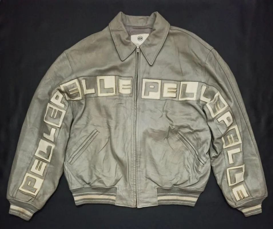 Vintage Pelle Pelle Marc Buchanan Hip Hop Rap Leather Jacket