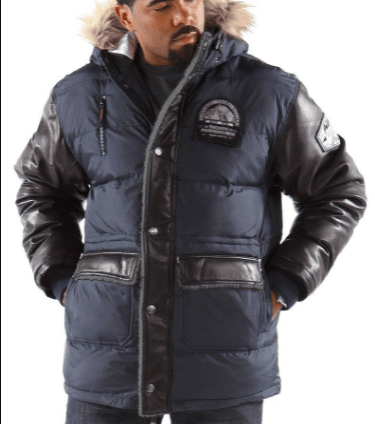 Pelle Pelle Puffer with Fur Hoodie Jacket