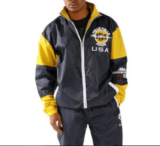 Pelle Pelle MB Jean Nylon Jogger Set Jacket
