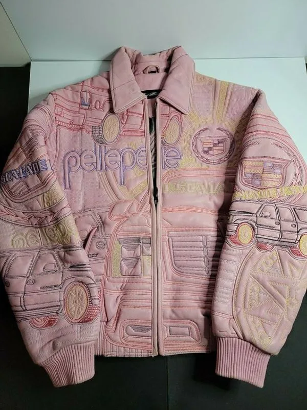 Pelle Pelle Artsy Pink Leather Jacket