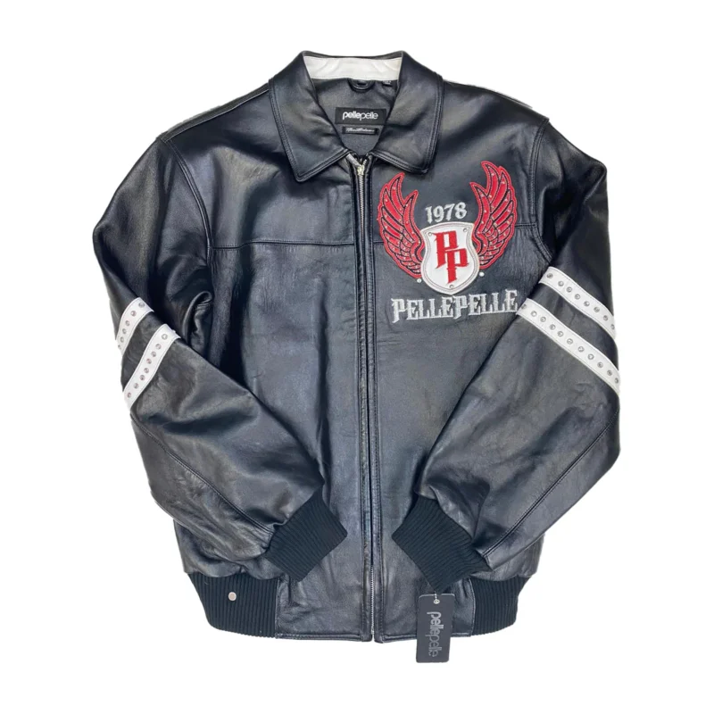 Pelle Pelle Men's Legends Forever Leather Jacket – Black & White