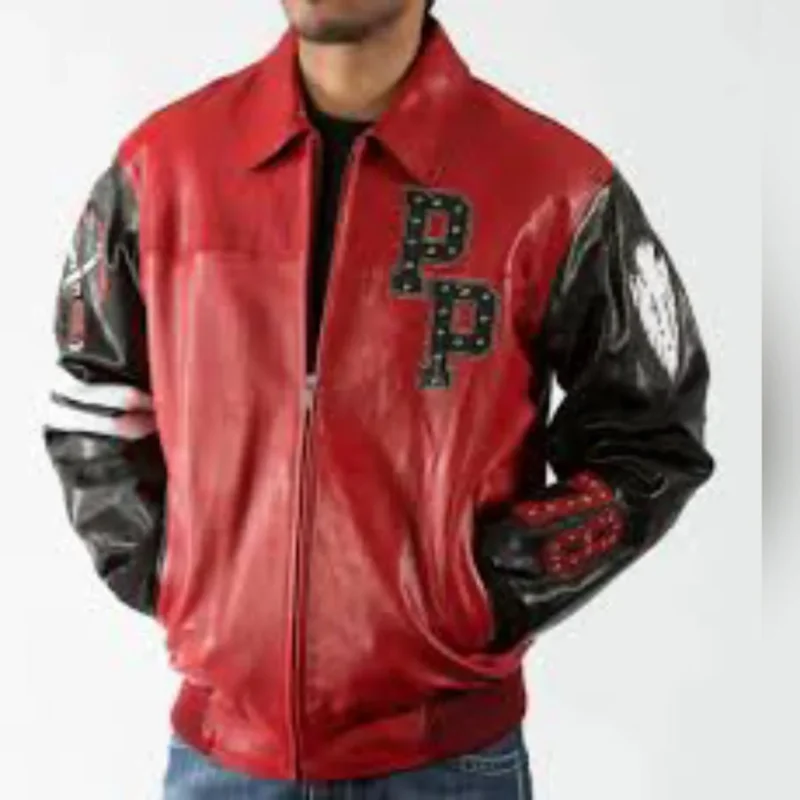 Pelle Pelle Indian Renegades Fire Red Leather Jacket