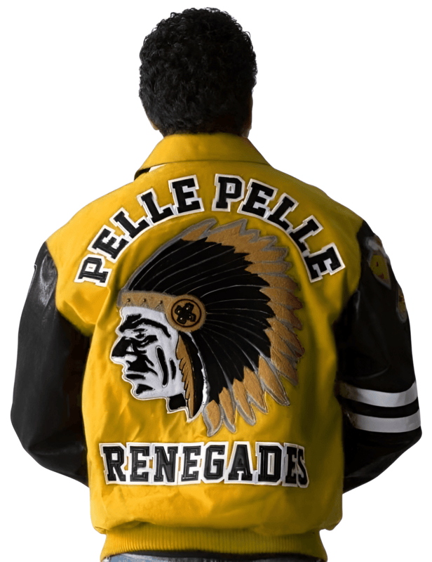 pelle-pelle-indian-renegades-jacket-1.png Mustard Pelle Pelle Indian Renegades Jacket - Image 1