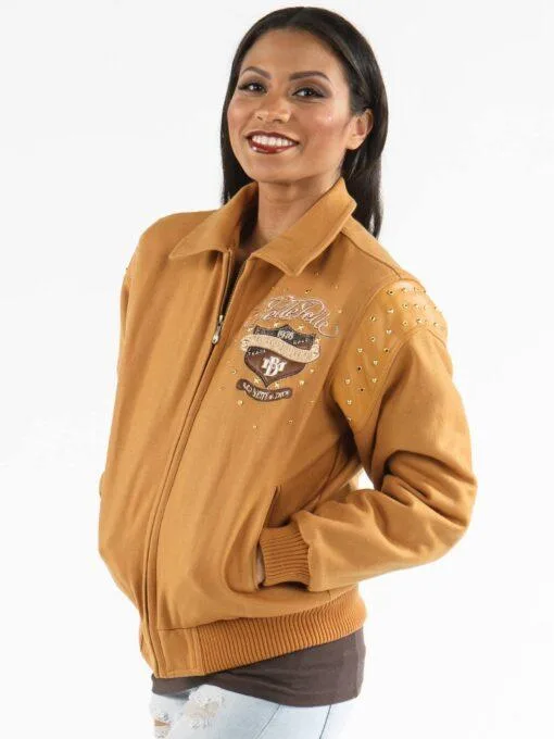 pelle-pelle-ladies-red-white-true-light-brown-jacket-510x680-1-jpg.webp Pelle Pelle Ladies Red White & True Light Brown Jacket