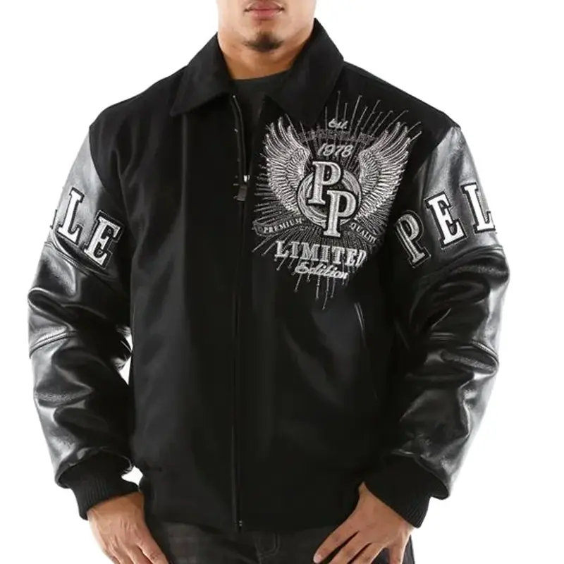 pelle-pelle-limited-edition-legendary-1978-black-wool-jacket.webp Pelle Pelle Limited Edition Legendary 1978 Black Wool Jacket - Image 1