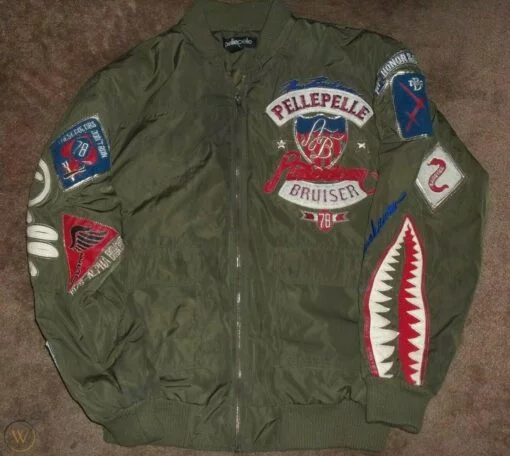 Pelle Pelle Marc Buchanan Bomber Jacket With Patches