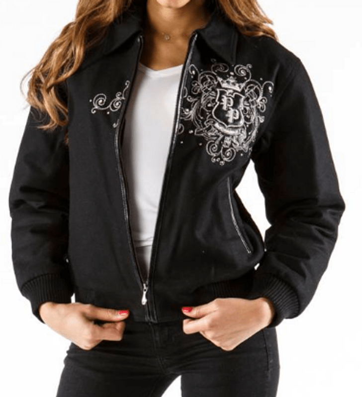 Pelle Pelle Triple-Crest-Shirt Collar Black Jacket